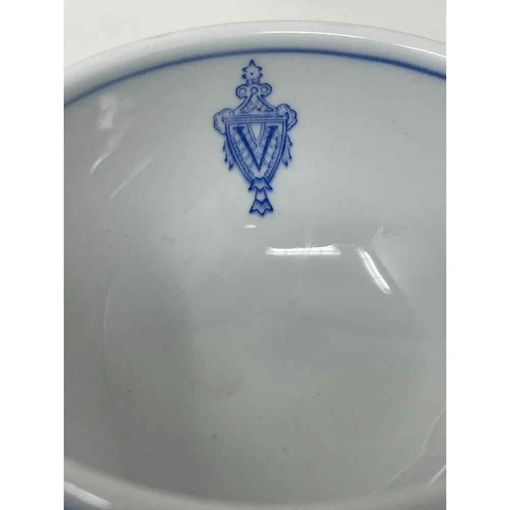 Vintage (2) Vanderbilt Hotel New York Double Handle Soup Cup Mayer China Crest